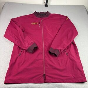 Under Armour‎ Steph Curry Jacket Mens 3XL Red Full Zip Long Range Windbreaker